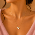 Pearl Heart Necklace