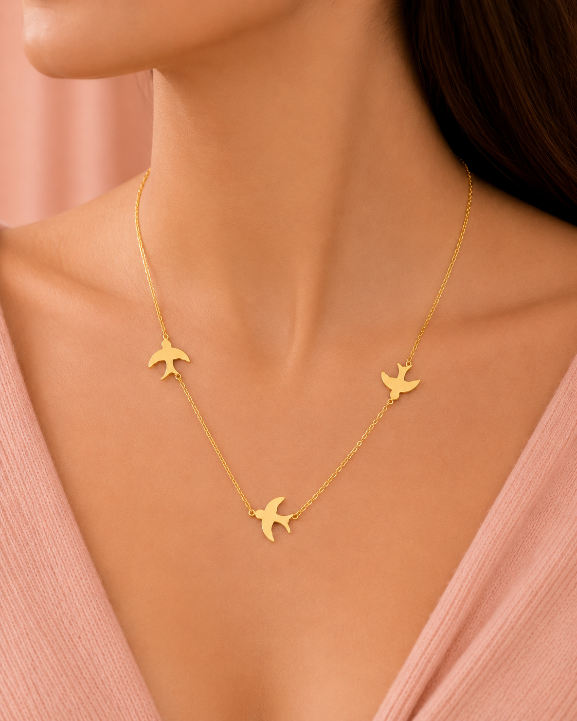 The 3 Birds Necklace