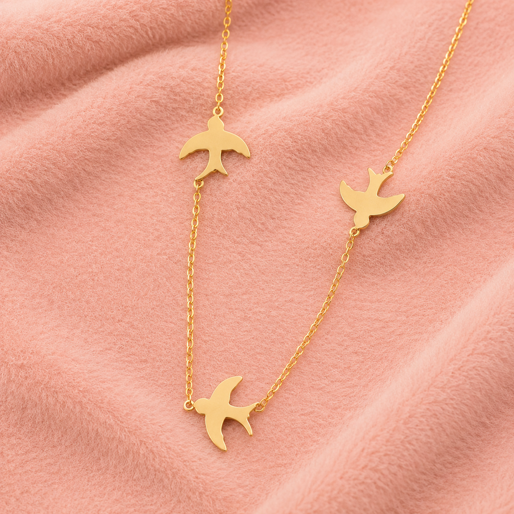 The 3 Birds Necklace