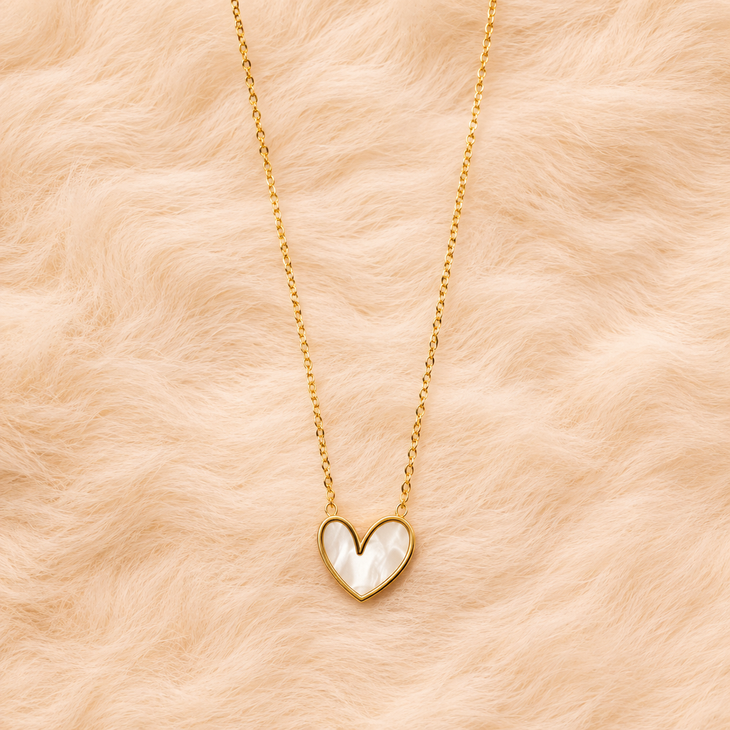 Pearl Heart Necklace