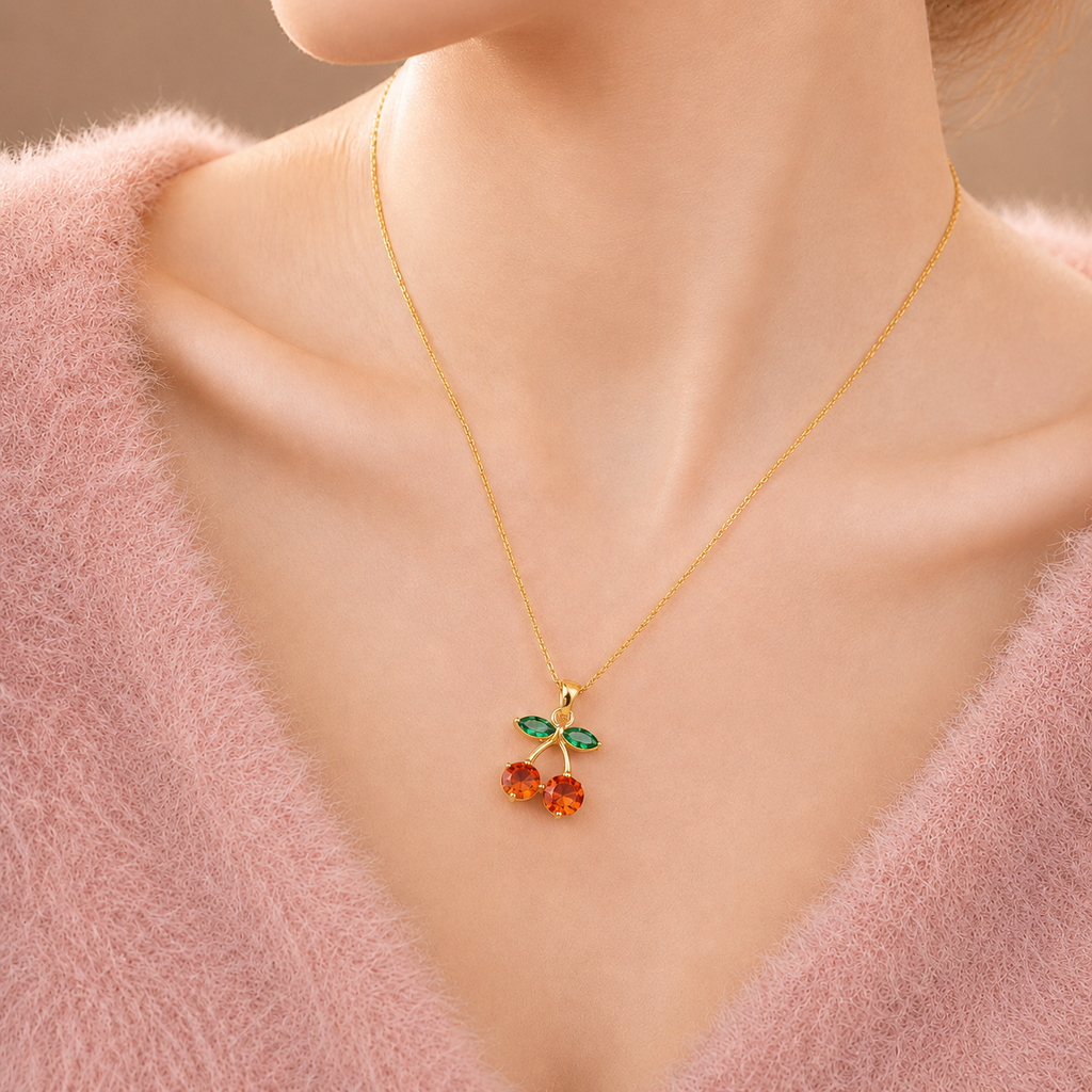 Colorful Crystal Fruit Charm