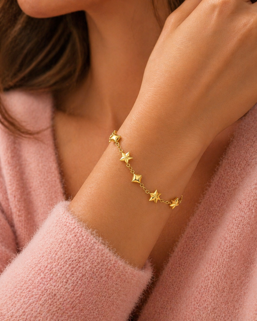 Charm Bracelet – Minimal Celestial Chain