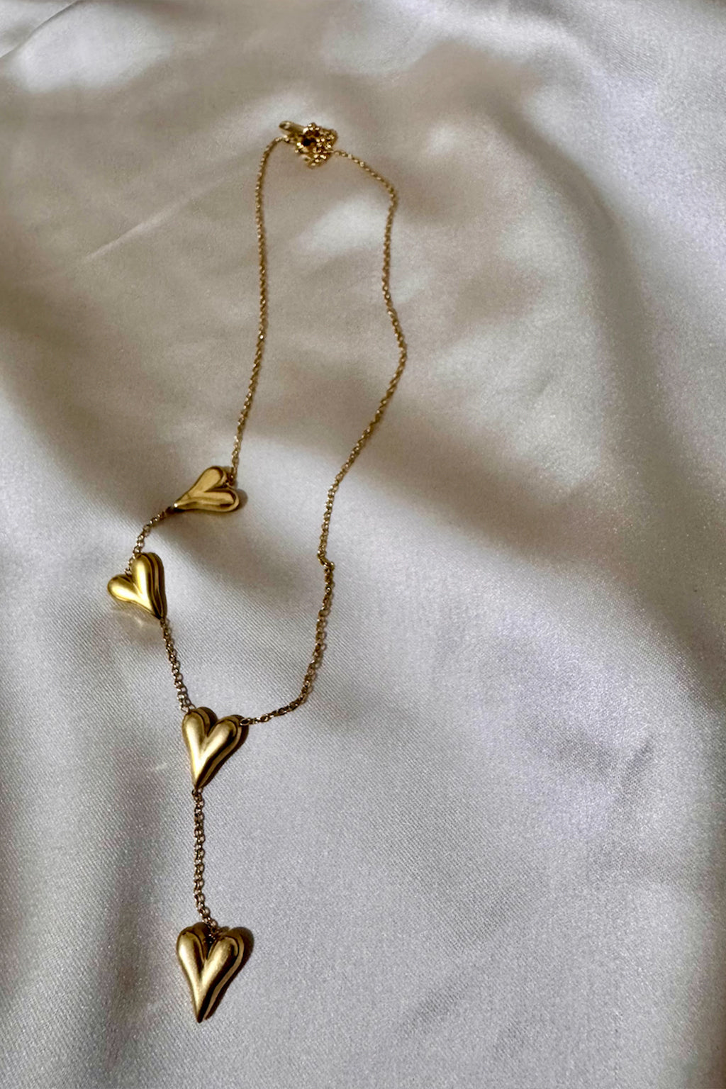 Gold Multi Heart Necklace