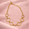 Modern Chunky Chain Statement Necklace