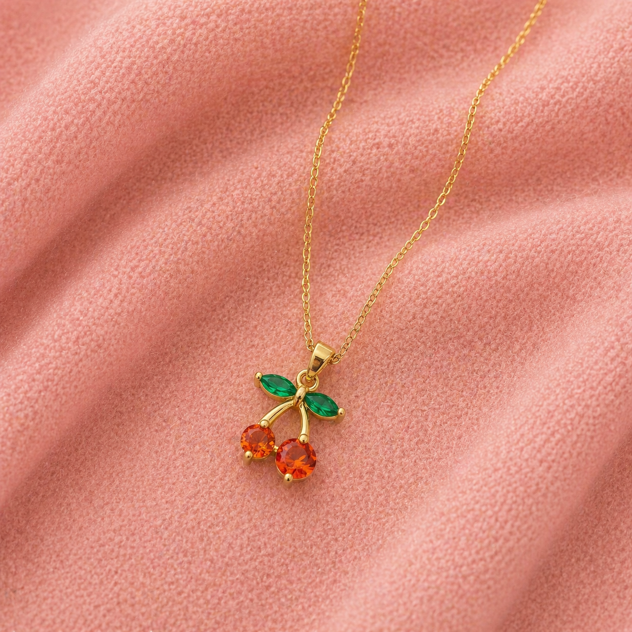 Colorful Crystal Fruit Charm