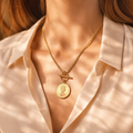 Gold Vintage Coin Necklace