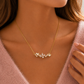 Flower Heart Necklace