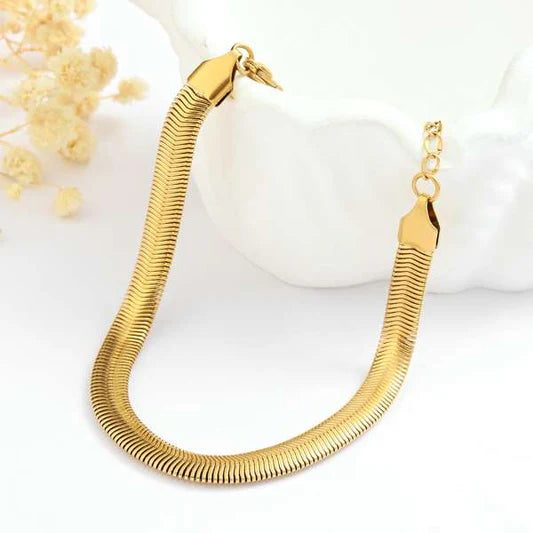 Gold Snake Chain Bracelet